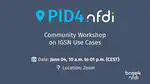 PID4NFDI Community workshop on IGSN Use Cases